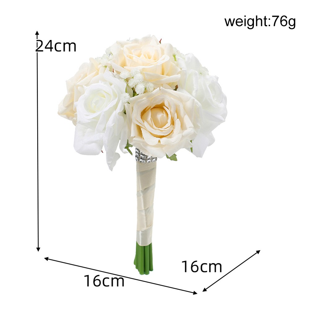 Pour Champagne Bouquet de Fleurs en Soie avec collection Corsage de Poignet pour Événements Spéciaux