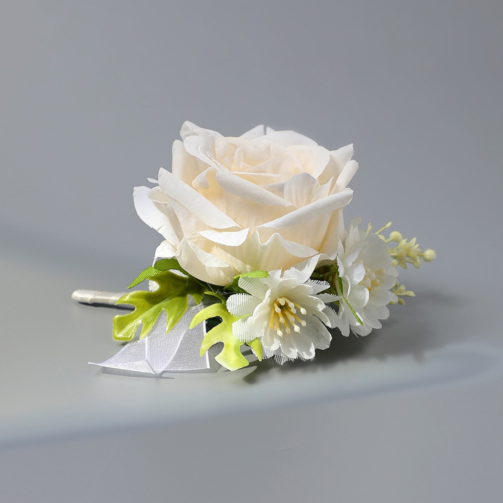 Pour Champagne Bouquet de Fleurs en Soie avec points de vente Corsage de Poignet pour Événements Spéciaux