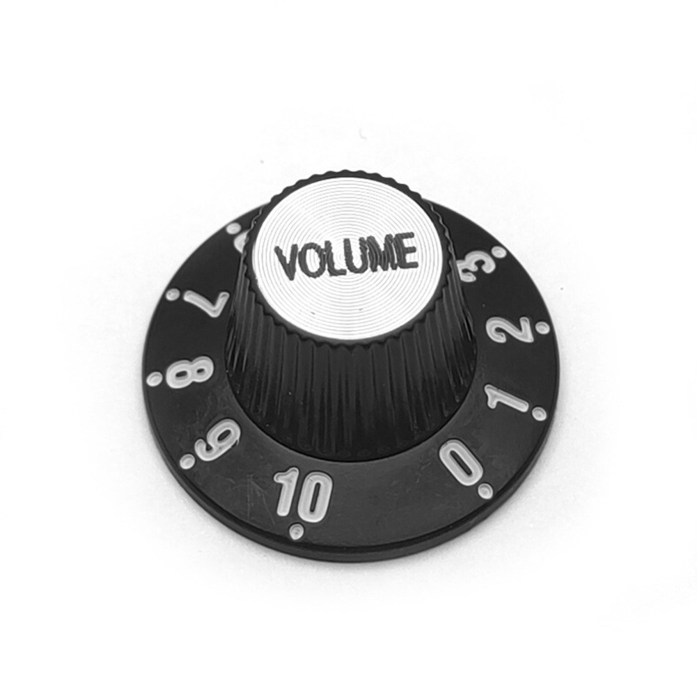 For Electric Guitar Custom Knobs Set of 2 Black Witch Hat Volume and Tone - Picture 23 of 23