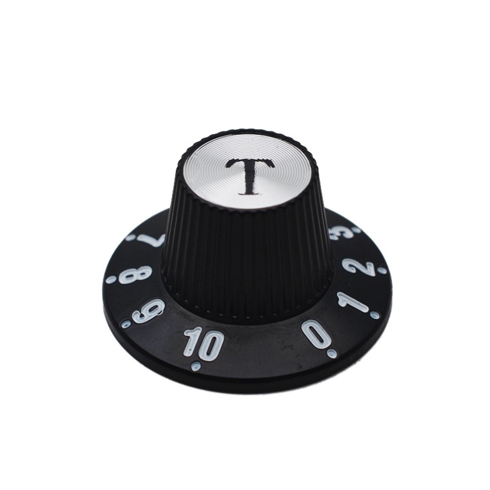 For Electric Guitar Custom Knobs Set of 2 Black Witch Hat Volume and Tone - Picture 16 of 23