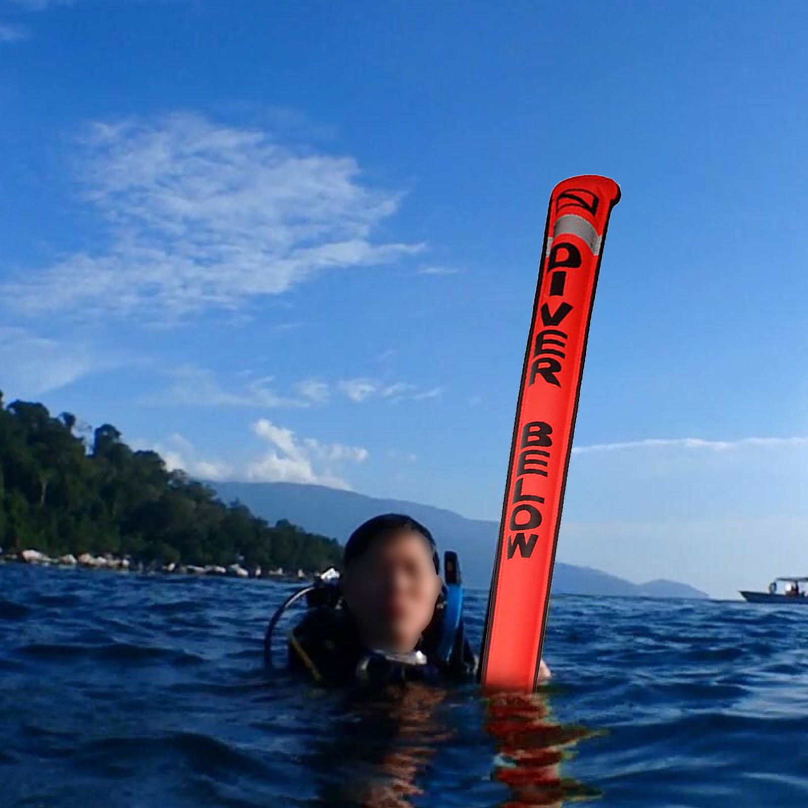 Efficient Underwater Signal Tool SMB Inflatable Marking Bouy Size 72 In