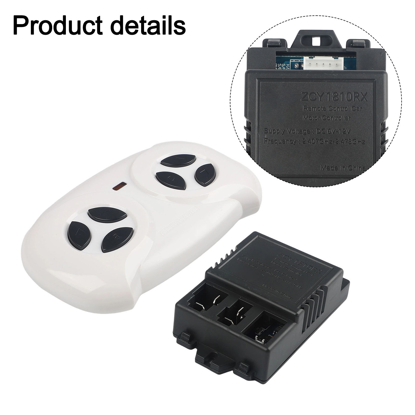 2.4G Remote Control ABS Material Slow Start Function Indicator Light Function - Zdjęcie 39 z 43