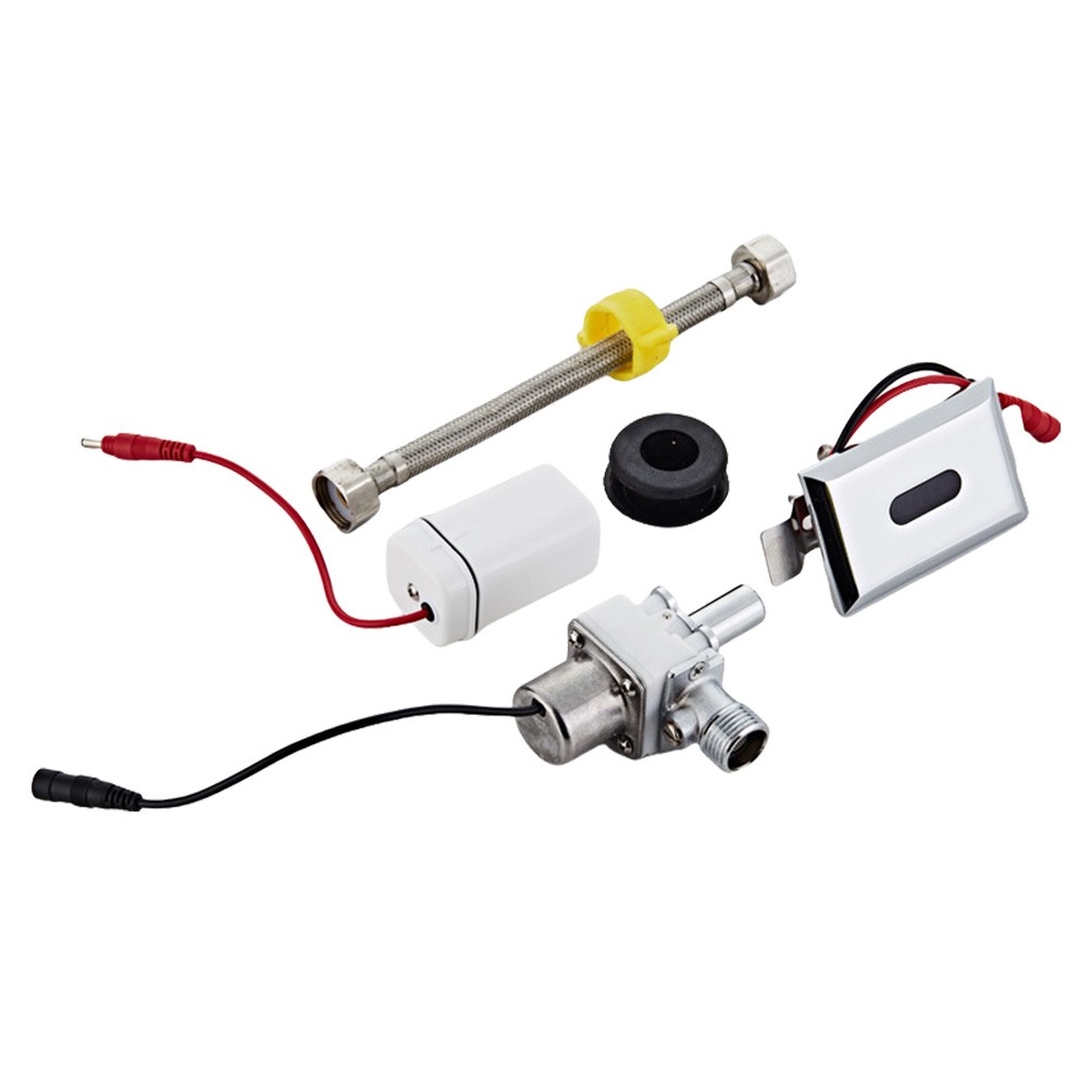 Intelligent Urinal Flush Valve Kit with Automatic Flushing Capabilities