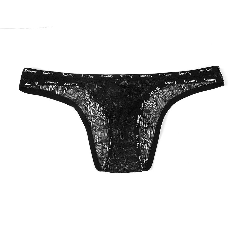 Night Time Mens Briefs Breathable Exotic 85% Nylon 15% Spandex Solid Pattern