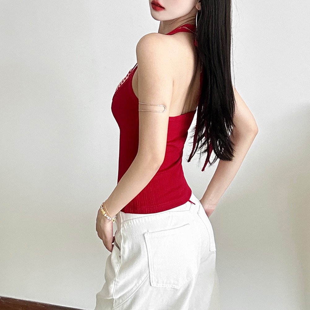 Plaid Tops All-match Fashion Casual Occasions All Seasons Sleeveless Design - Picture 16 of 30