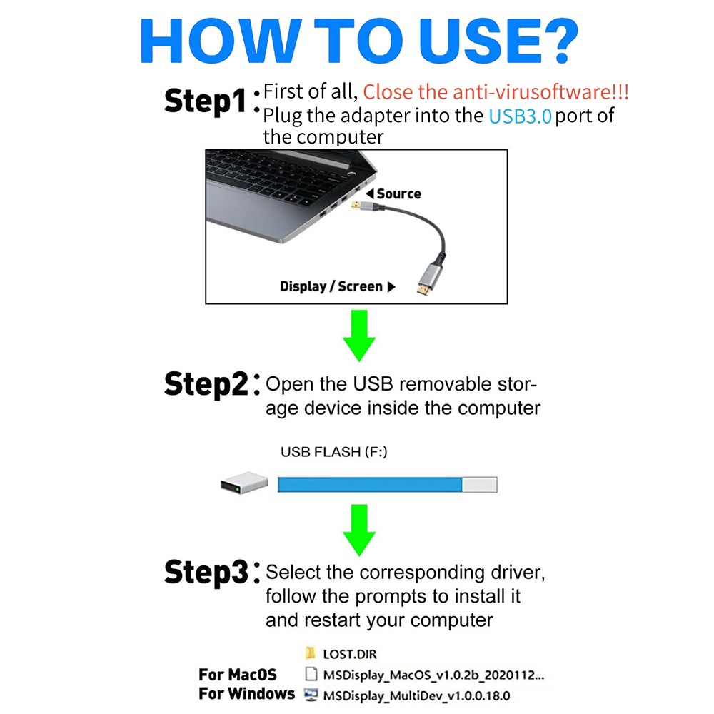 Effortless Video Transfers with 2m USB 3 0 to Cable for Laptop Connections - Photo 6/8