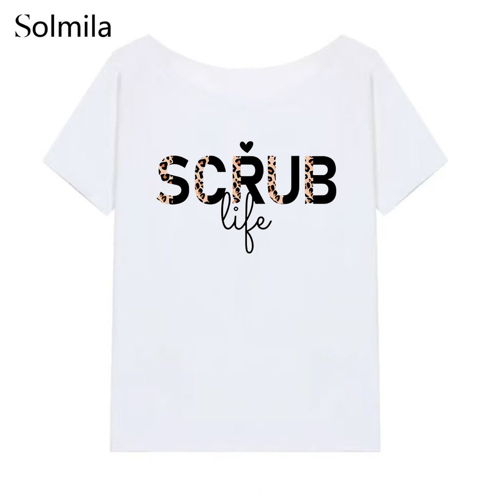 Summer Casual Tops Fashionable T-Shirts 8% Spandex Material 92% Cotton Fabric - Picture 13 of 18