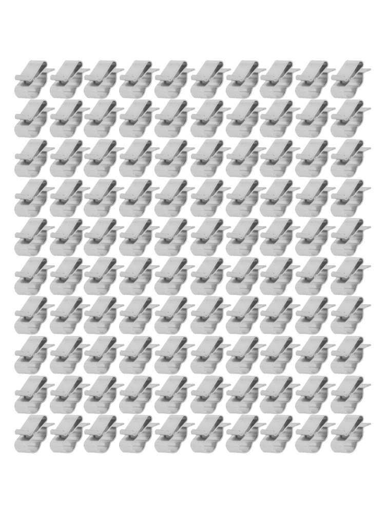 100pcs Stainless Steel Clips for Efficient Solar Panel Wiring Solutions
