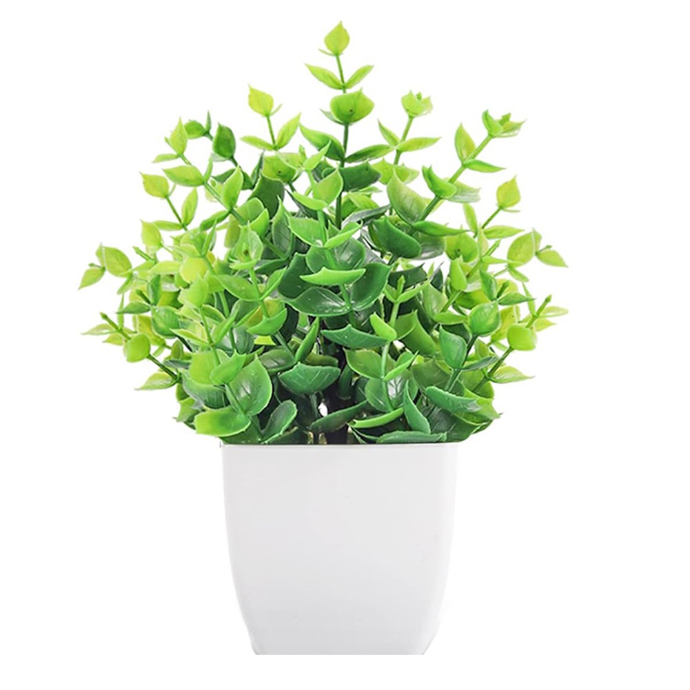Home Decor Small Lavender Eucalyptus Plant in Pot with Realistic Design - Picture 16 of 53