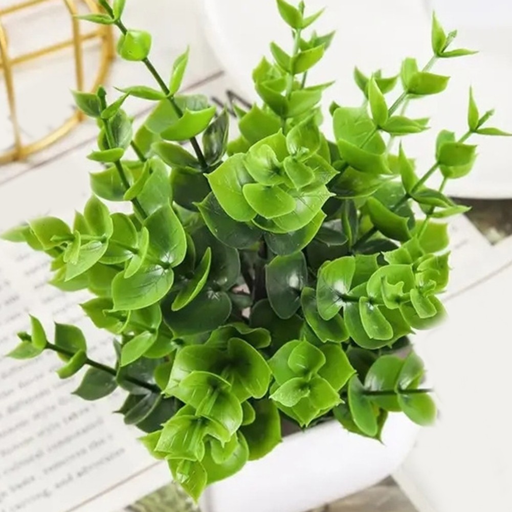 Home Decor Small Lavender Eucalyptus Plant in Pot with Realistic Design - Picture 17 of 53