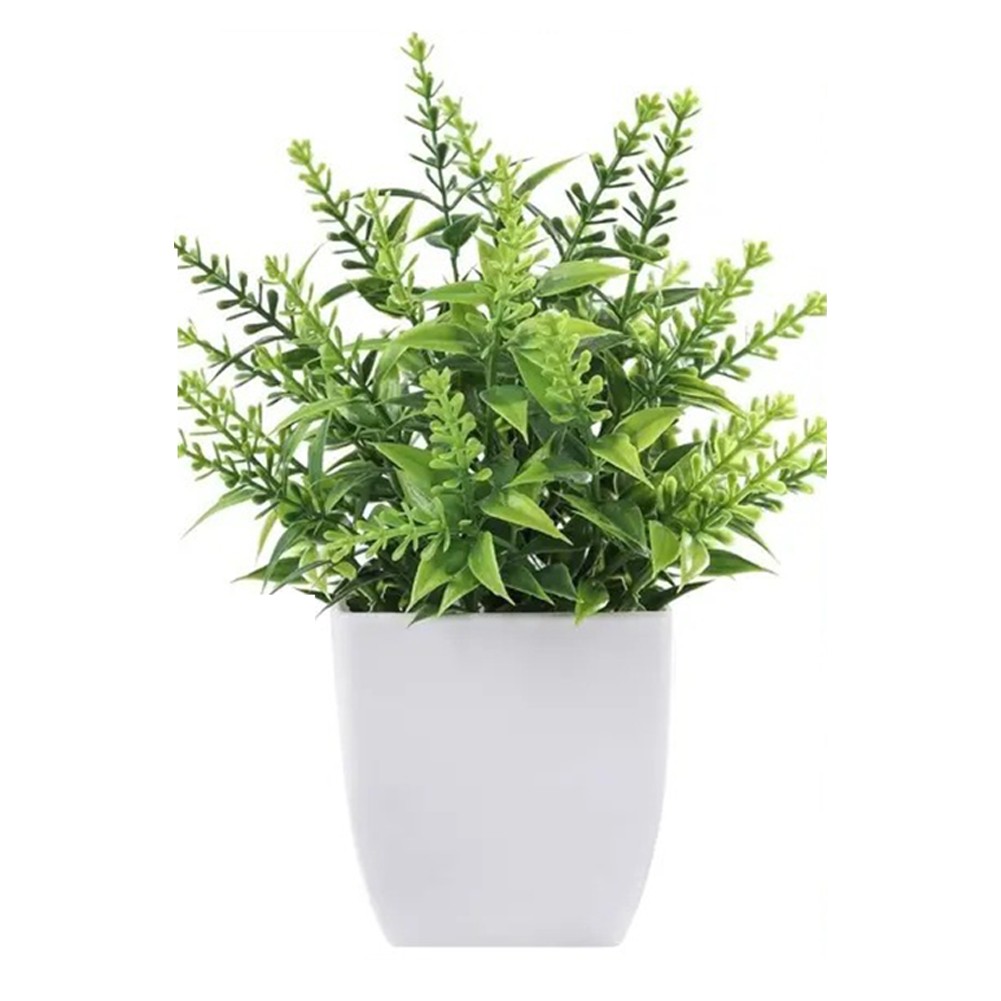 Home Decor Small Lavender Eucalyptus Plant in Pot with Realistic Design - Picture 25 of 53