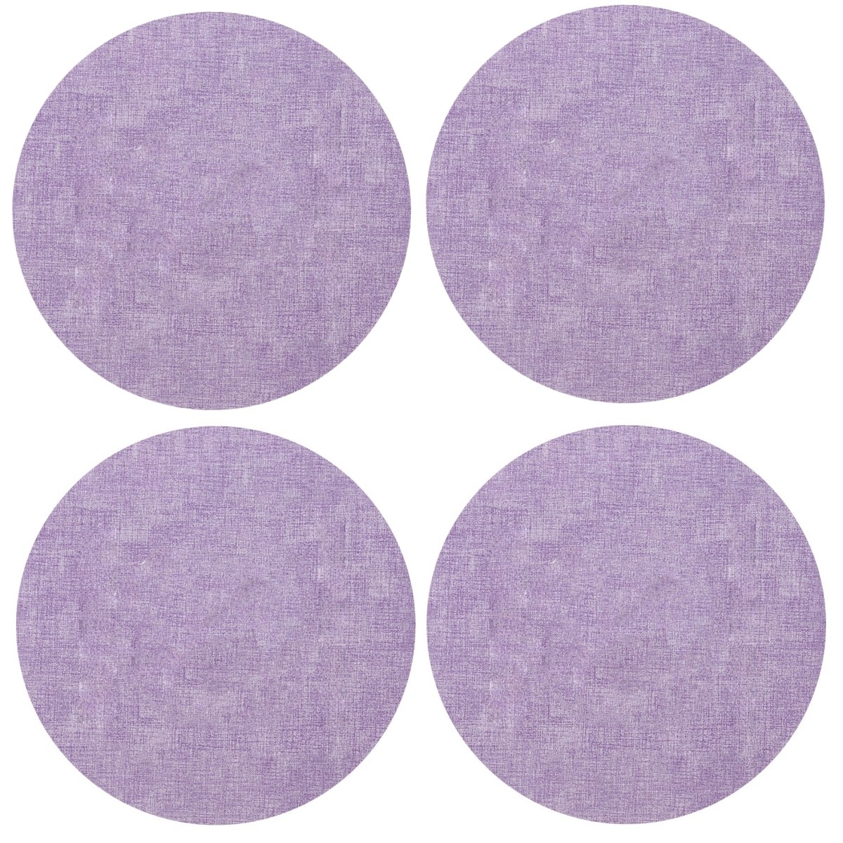 Waterproof Round Placemats Set of 4 Faux Leather Table Mats for Dining - Picture 14 of 17