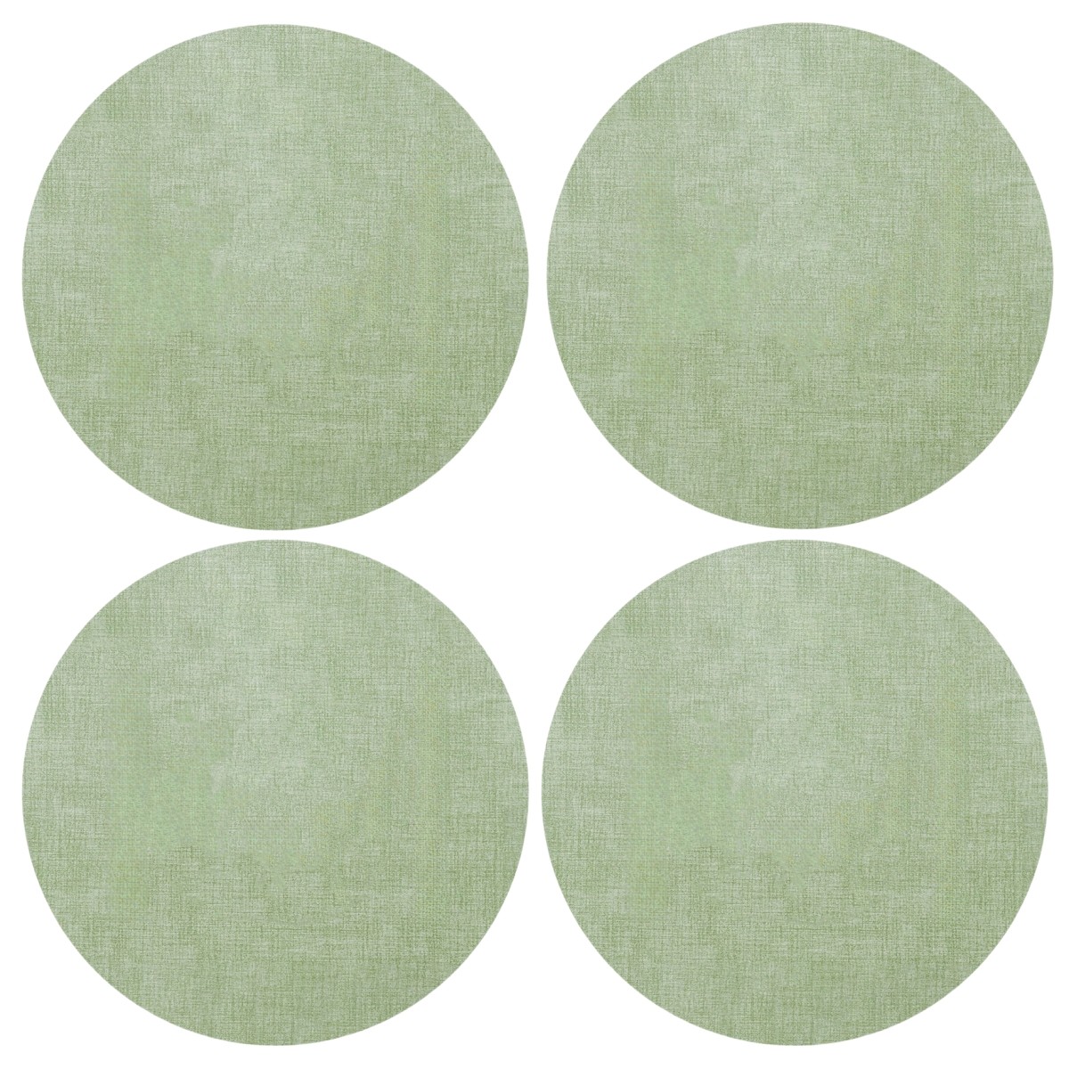 Waterproof Round Placemats Set of 4 Faux Leather Table Mats for Dining - Picture 15 of 17