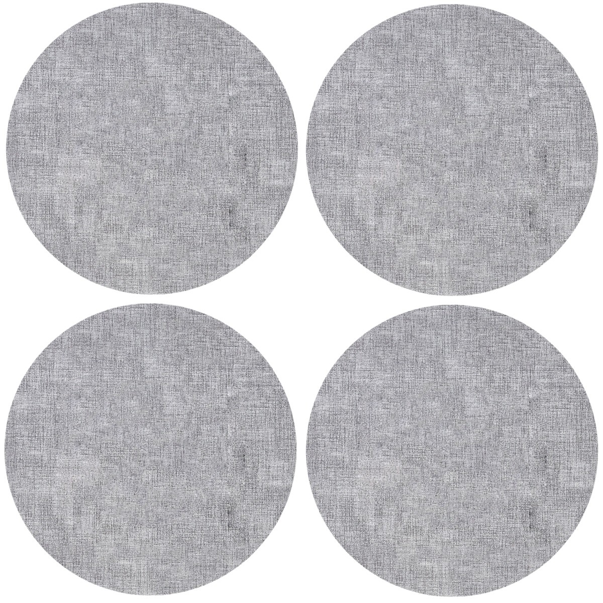 Waterproof Round Placemats Set of 4 Faux Leather Table Mats for Dining - Picture 10 of 17