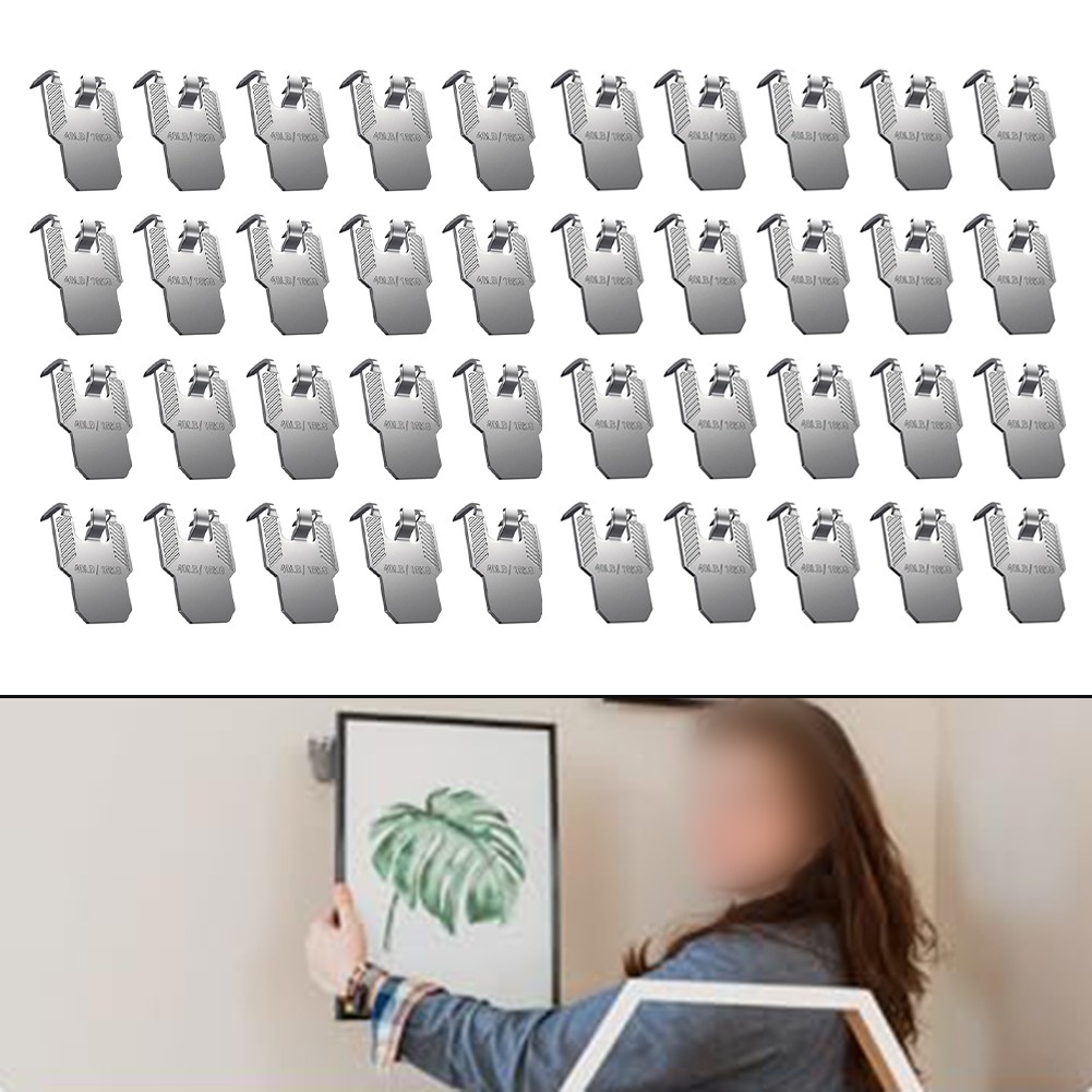 Wand Bilderrahmen Haken Krallenhaken 2040 Stück zum einfachen Aufhängen für Trockenbau - Bild 39 von 41