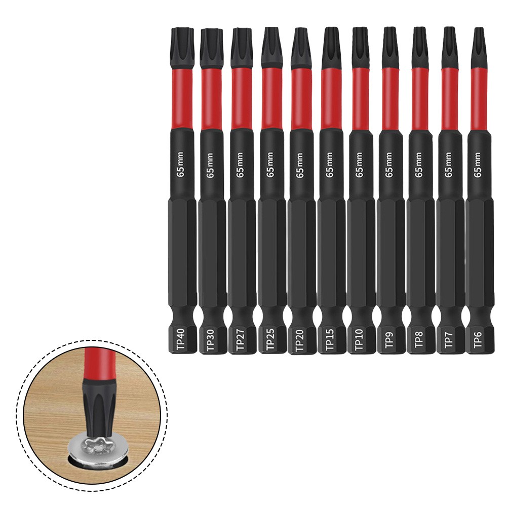 Magnetic 11PCS For Torx Screwdriver Bits Set for Electrical Installations - Bild 16 von 24