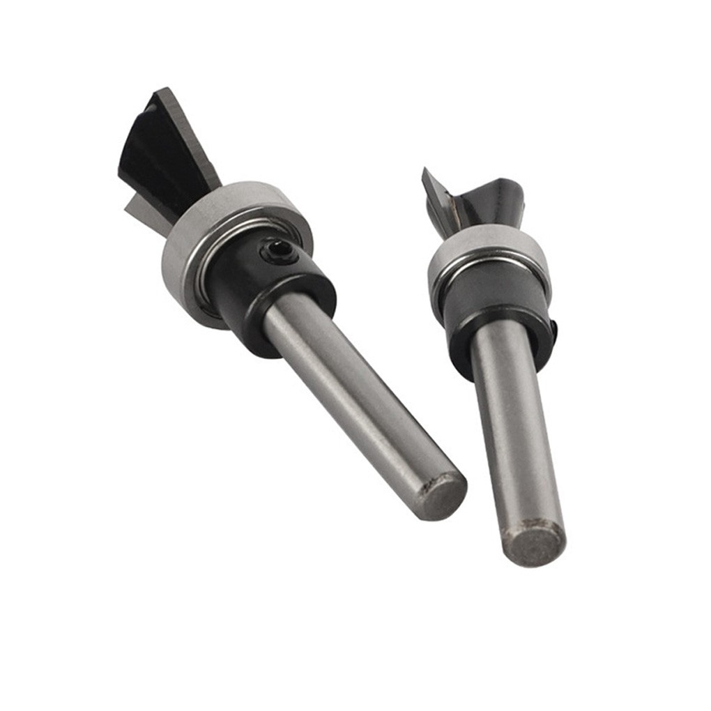 Industrial Quality 6MM Dovetail Bit Router for Woodworking Applications