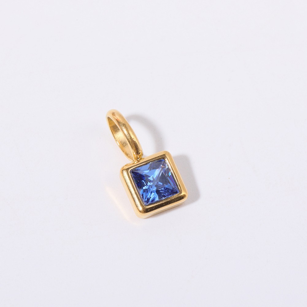 Unique 12th Birthday Necklace with Colorful Zircon Stones and Ti Material - Picture 25 of 28
