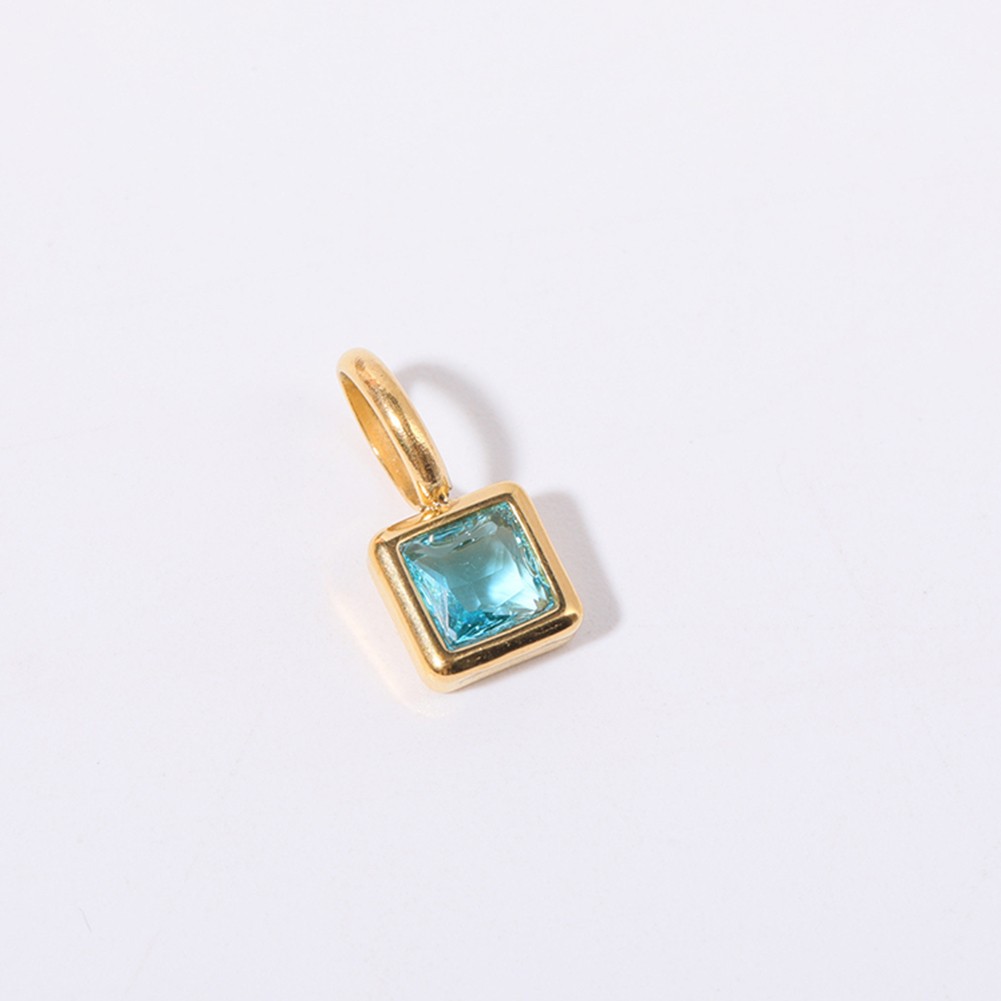 Unique 12th Birthday Necklace with Colorful Zircon Stones and Ti Material - Picture 28 of 28