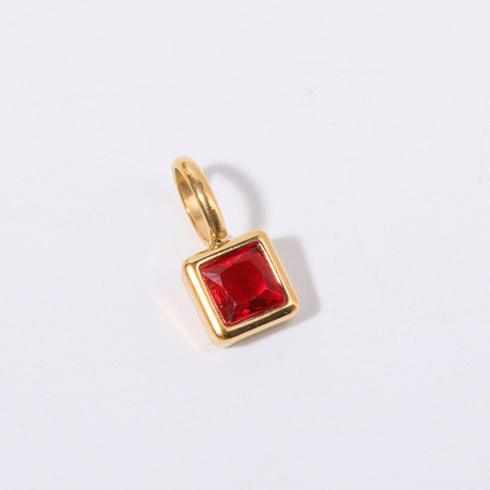 Unique 12th Birthday Necklace with Colorful Zircon Stones and Ti Material - Picture 17 of 28