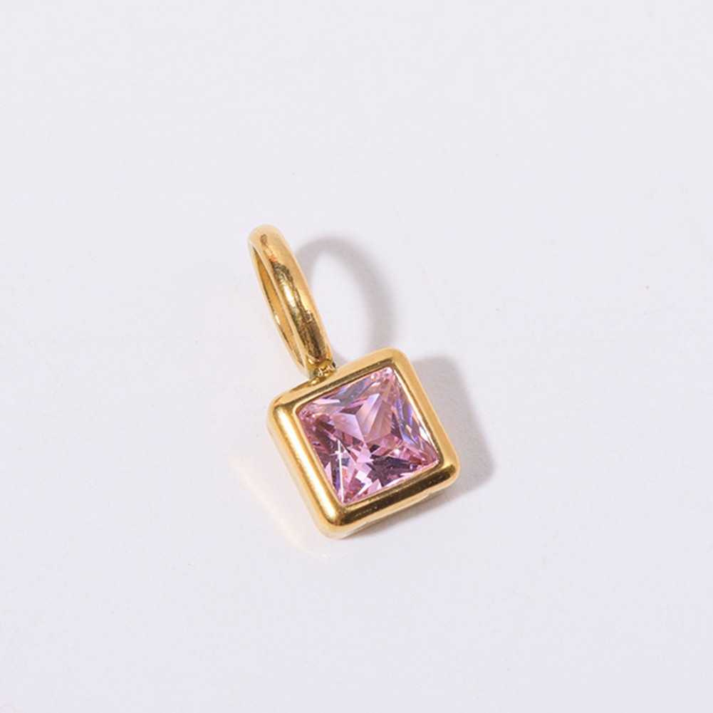 Unique 12th Birthday Necklace with Colorful Zircon Stones and Ti Material - Picture 26 of 28