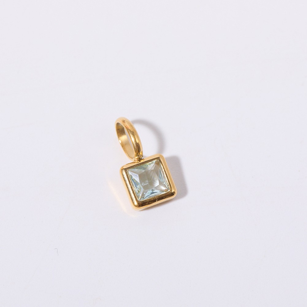 Unique 12th Birthday Necklace with Colorful Zircon Stones and Ti Material - Picture 19 of 28