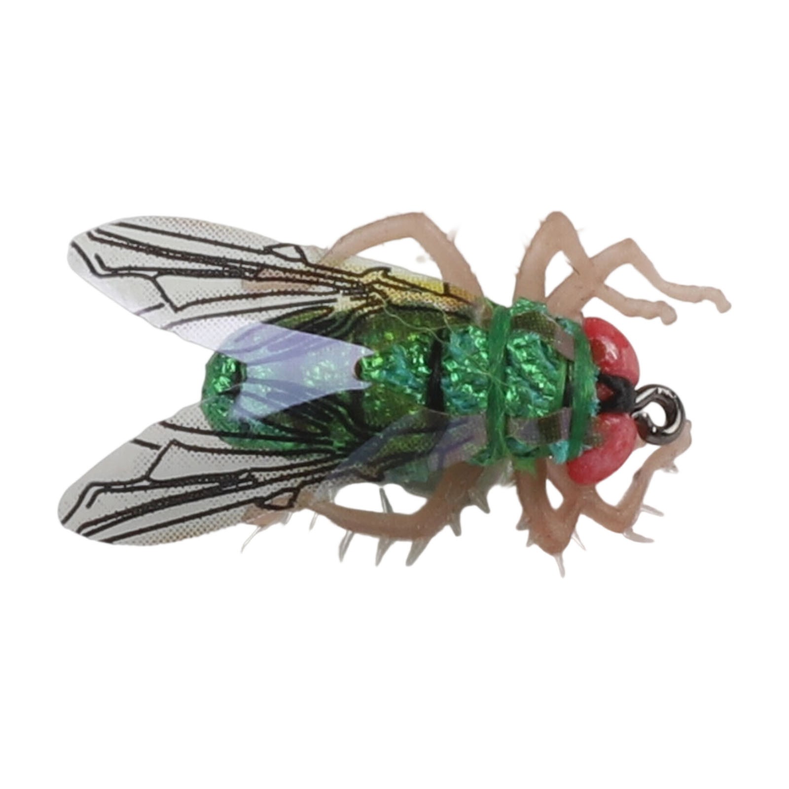 Juego de 2 señuelos de moscas de trucha para pesca cebos realistas de imitación de insectos - Imagen 15 de 43