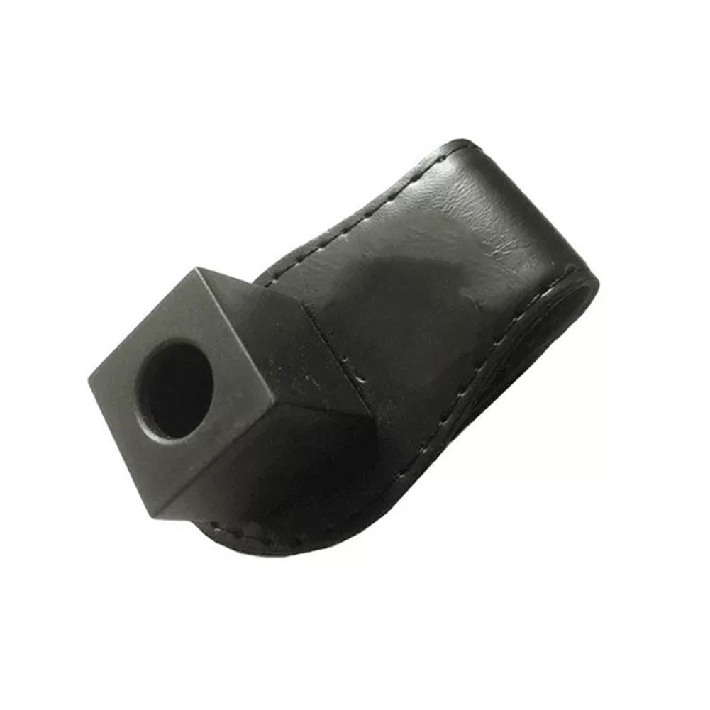 Magnetic Billiard Chalk Holder for Pool Cue with Two Tone Leather Design