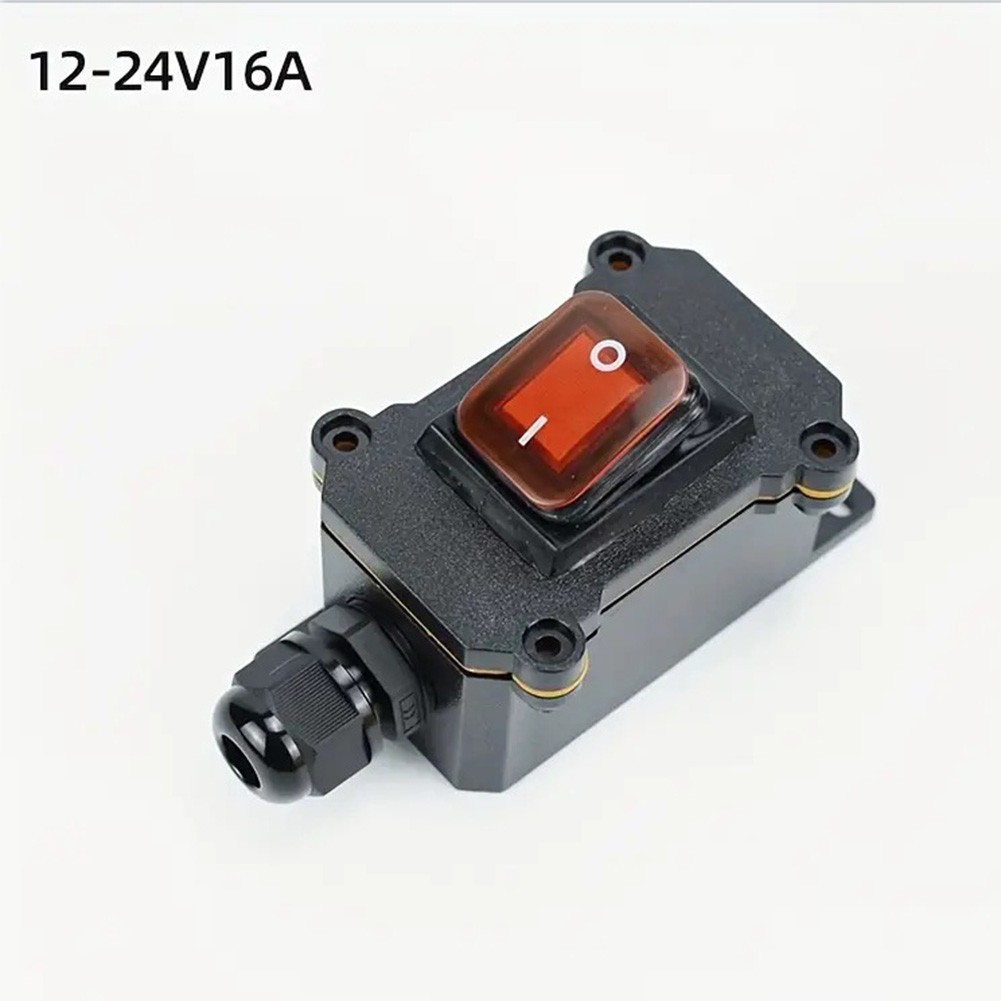 IP65 Waterproof Switch 12-24V/220V Easy To Install Suitable For Outdoor - Picture 9 of 13