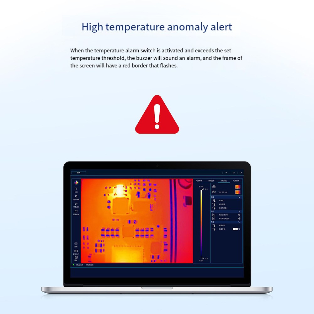 CA-09D Fault Detection 256x192 Resolution 30mm Macro Lens Diagnostic Software - Bild 12 von 12