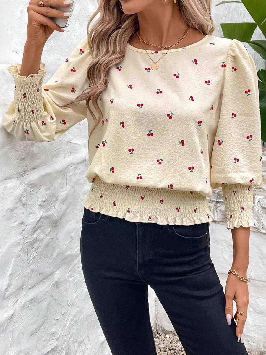 Relaxed Women's Loose Fit Shirt Casual Round Neck Design for Everyday Outfits - Picture 43 of 96