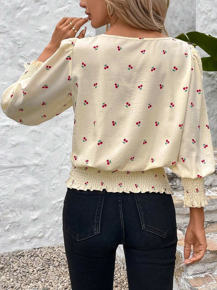 Relaxed Women's Loose Fit Shirt Casual Round Neck Design for Everyday Outfits - Picture 55 of 96