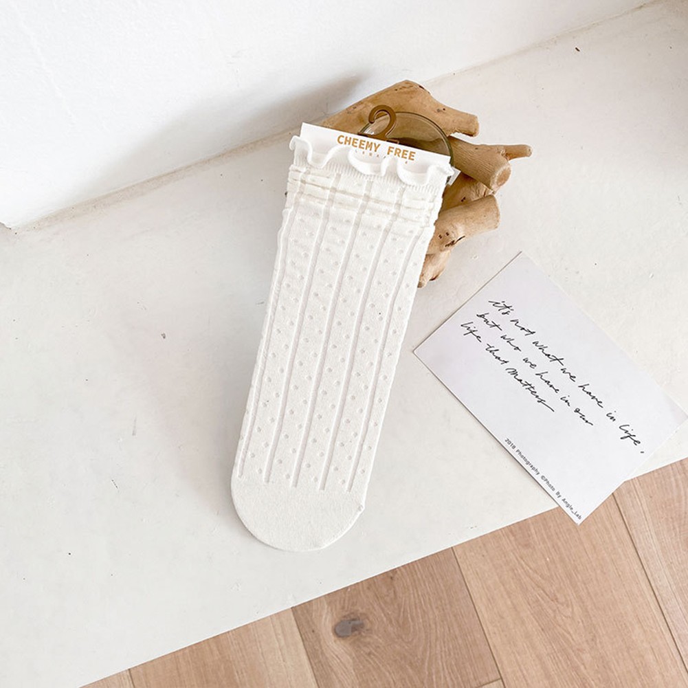 Stylish Socks Breathable Legwear Daily Wear All-day Comfort Double-layer Cuff - Picture 17 of 23