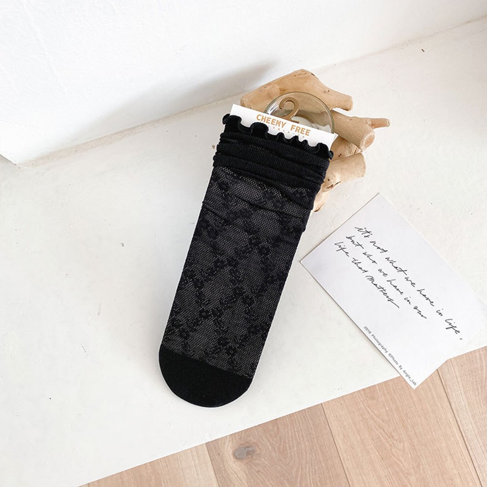 Stylish Socks Breathable Legwear Daily Wear All-day Comfort Double-layer Cuff - Picture 20 of 23