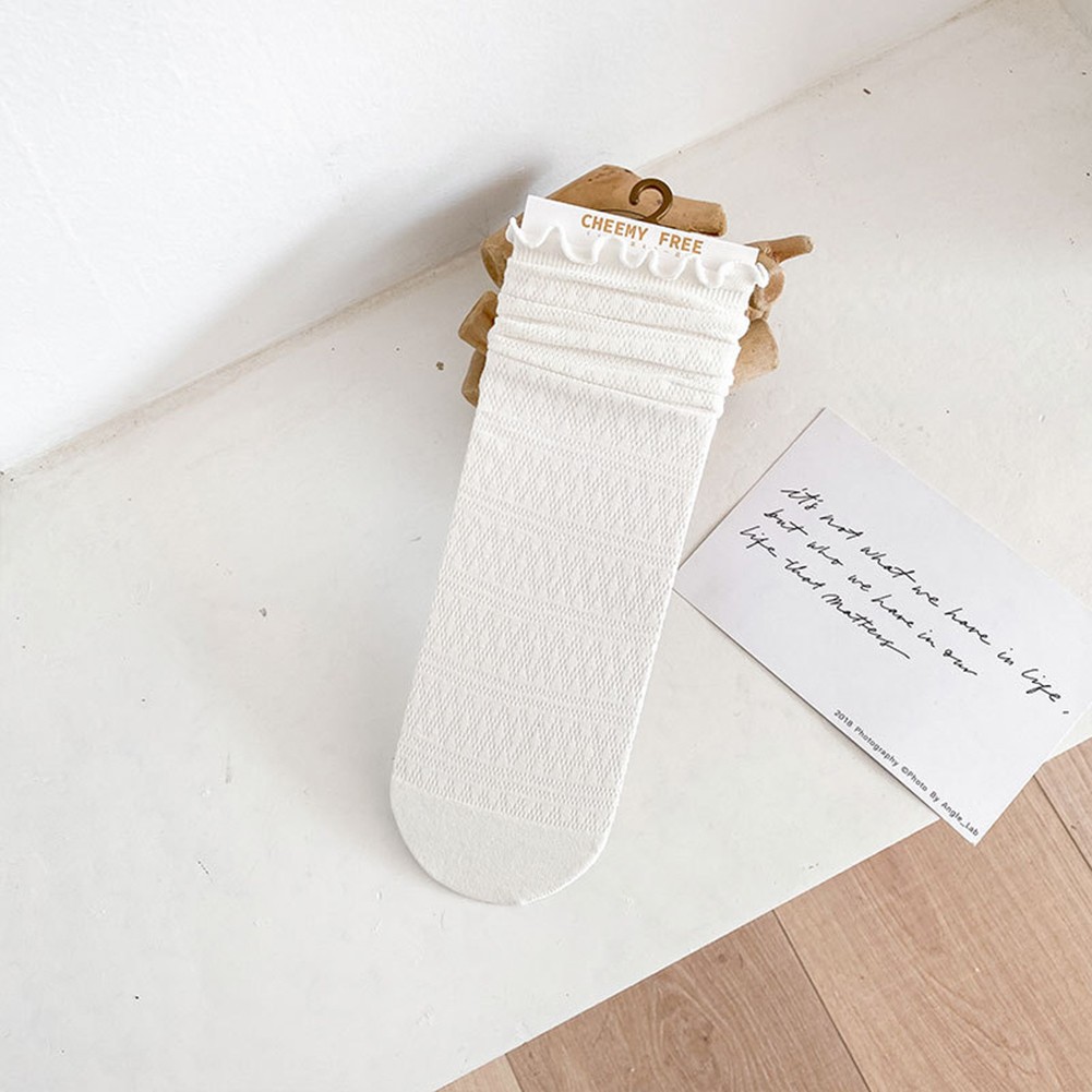 Stylish Socks Breathable Legwear Daily Wear All-day Comfort Double-layer Cuff - Picture 18 of 23