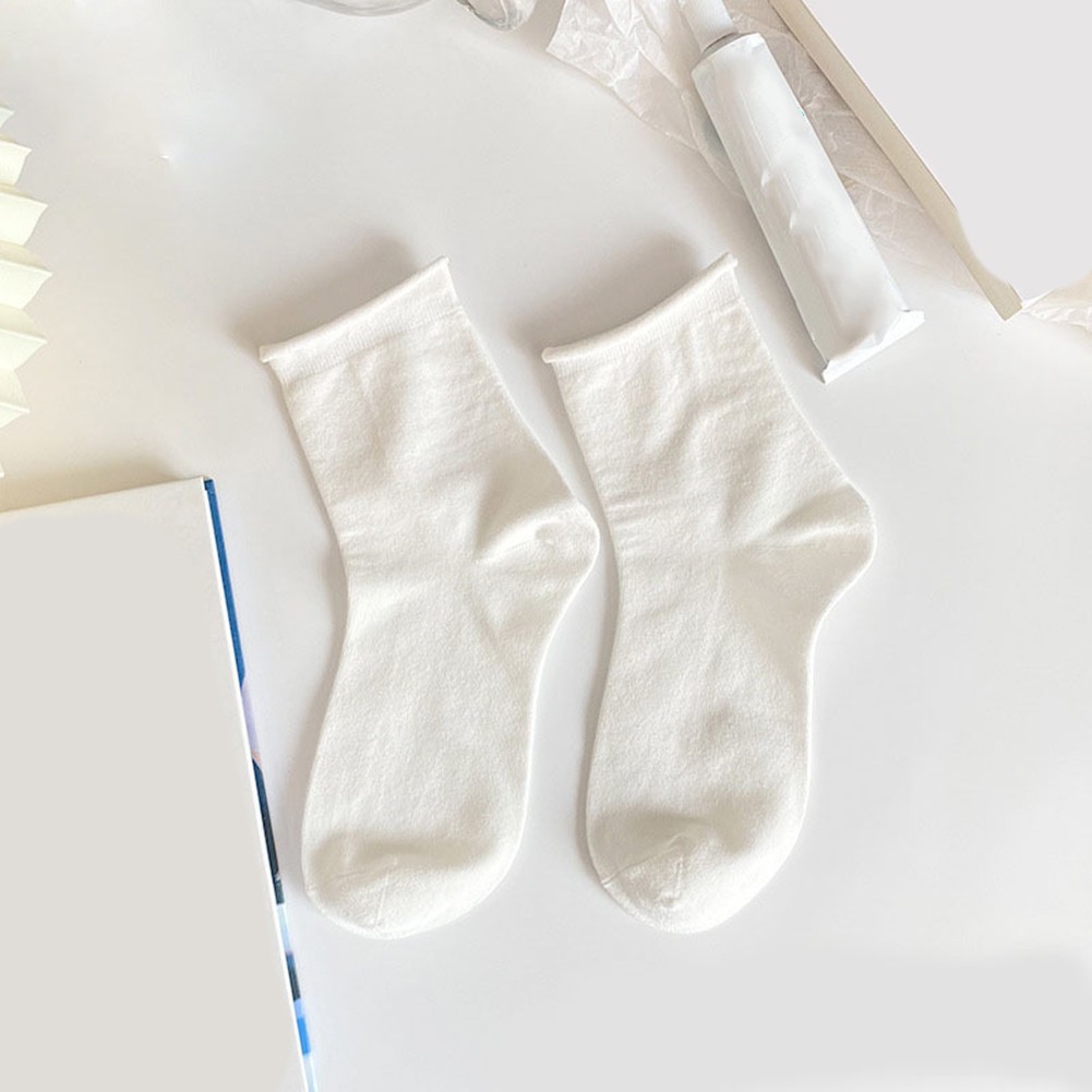 Fashionable Women's Ankle Socks Seamless Toe and Double Layer Cuff - Picture 15 of 19