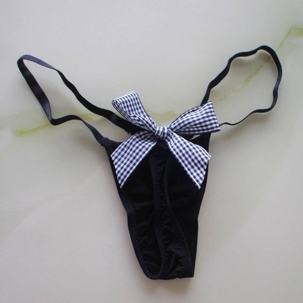 Lounge Bow Mini Bikini Cute Girl Underwear All Seasons Wear Hotel Sleepwear