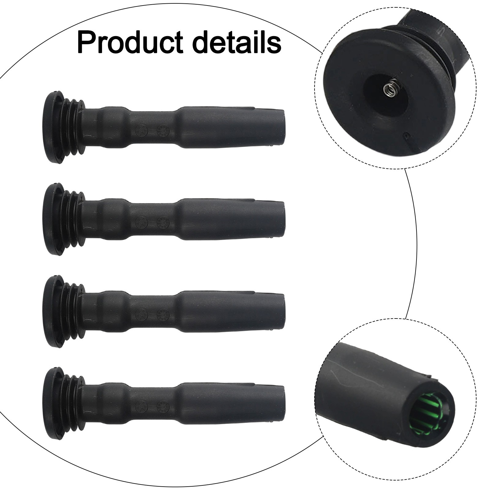 High Voltage Ignition Coil Sheath for Golf Reliable Replacement 04E905199A - Picture 12 of 24