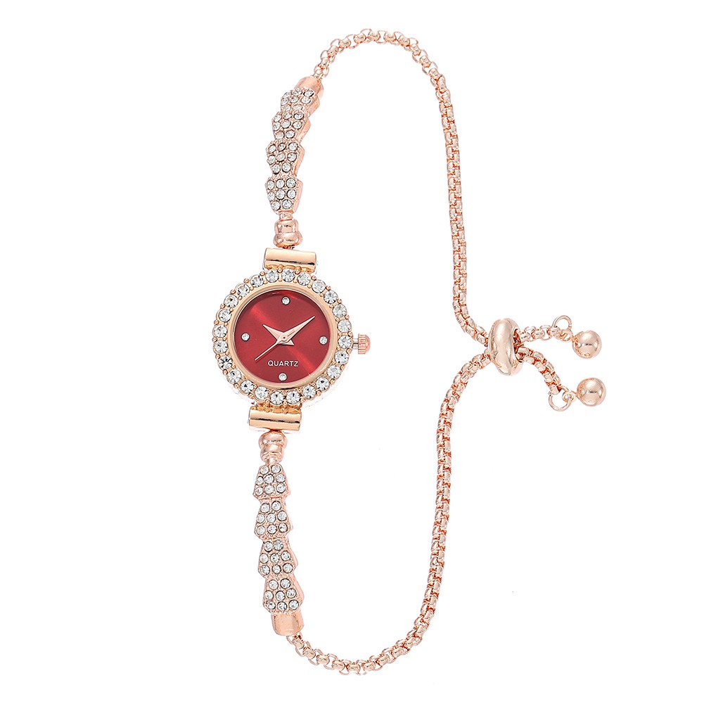 Schicke verstellbare Uhr mit Diamantintarsien für einen modischen Look - Picture 14 of 18