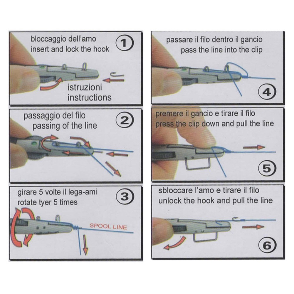 Easy Grip Fishing Knotter with Double Head Hook for Quick Knot Tie - Picture 9 of 21