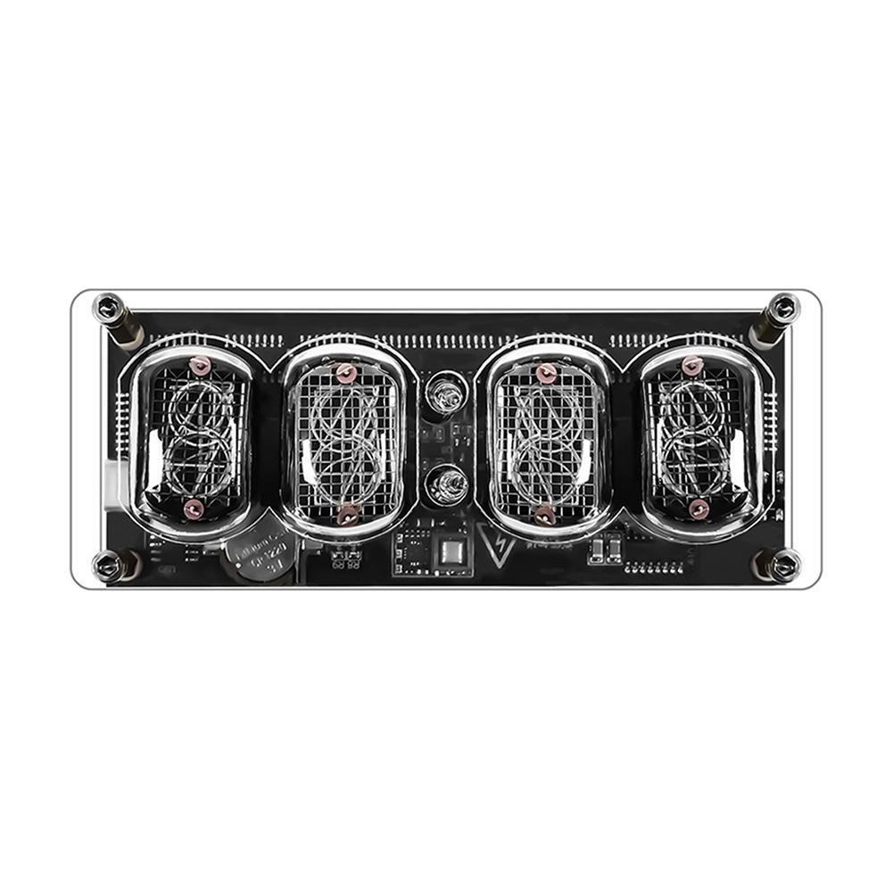 IN-12 KIT Nixie Röhrenuhr GOLD Acryl Ständer Temp F/C [MIT OPTIONEN