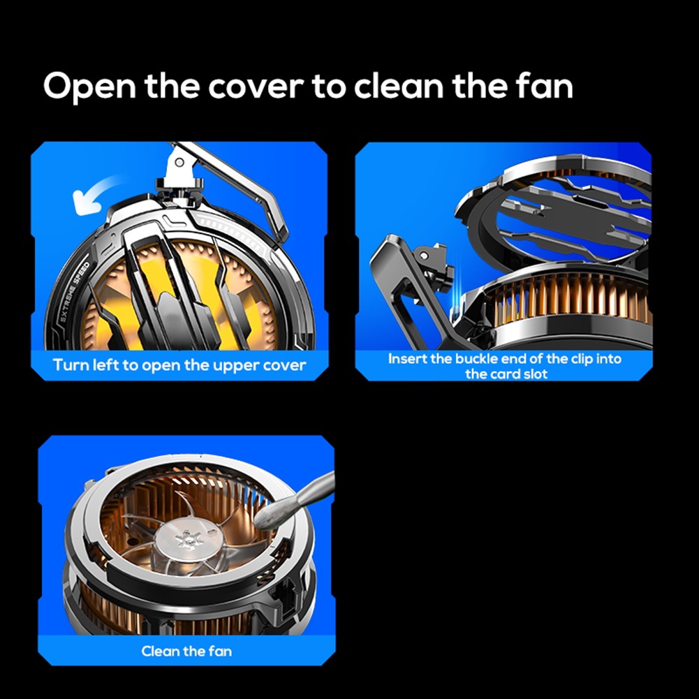 Advanced Mobile Radiator for iPhone For Android with Silent Magnetic Fan - Zdjęcie 24 z 24