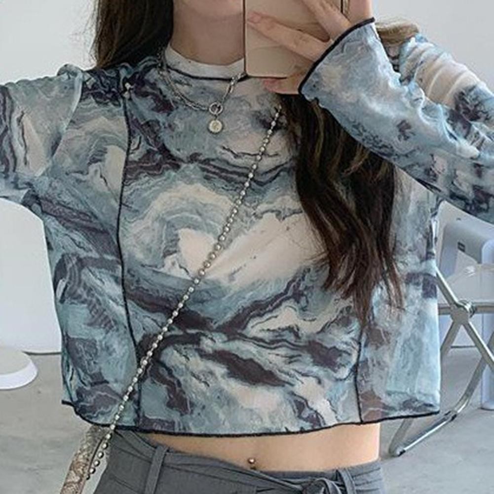 Lightweight Sunscreen Long Sleeve Shirt for Women in Fashionable Prints - Picture 13 of 13