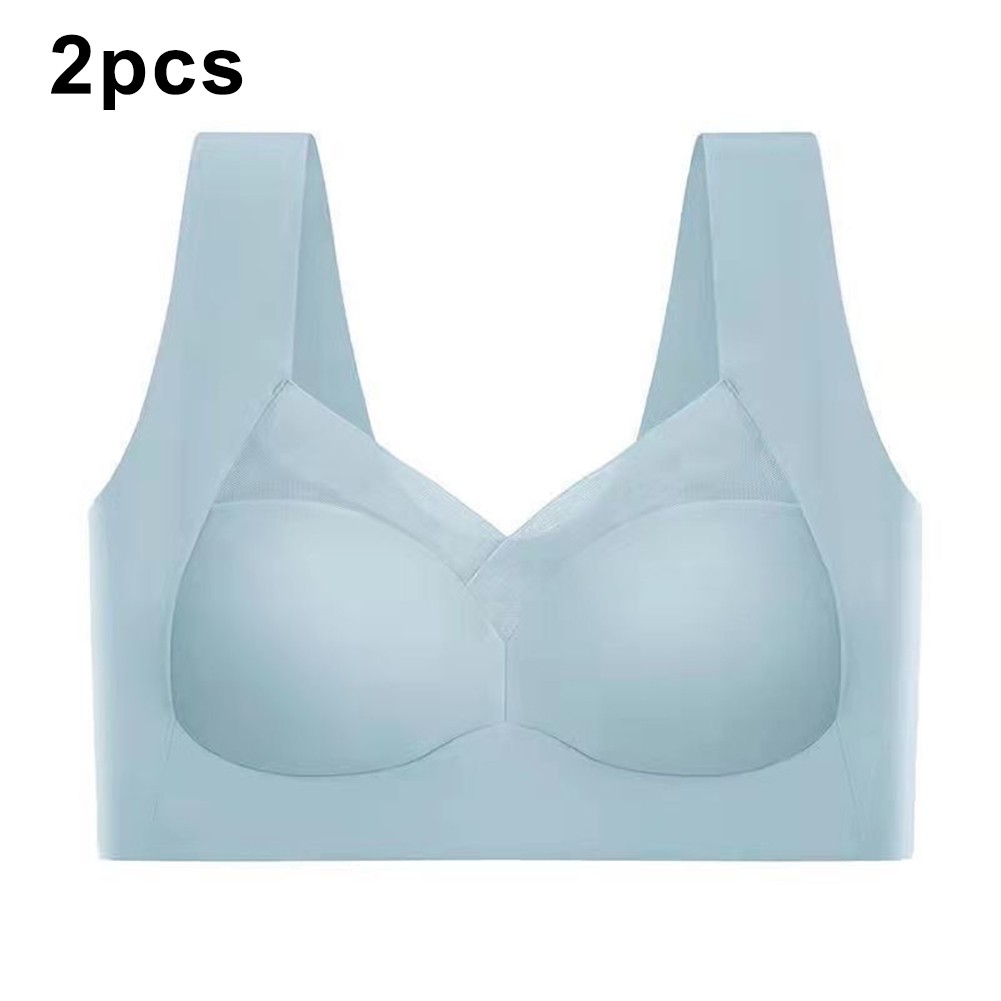 Womens Seamless Sports Bra in Large Size for Push Up and Anti Sagging Support