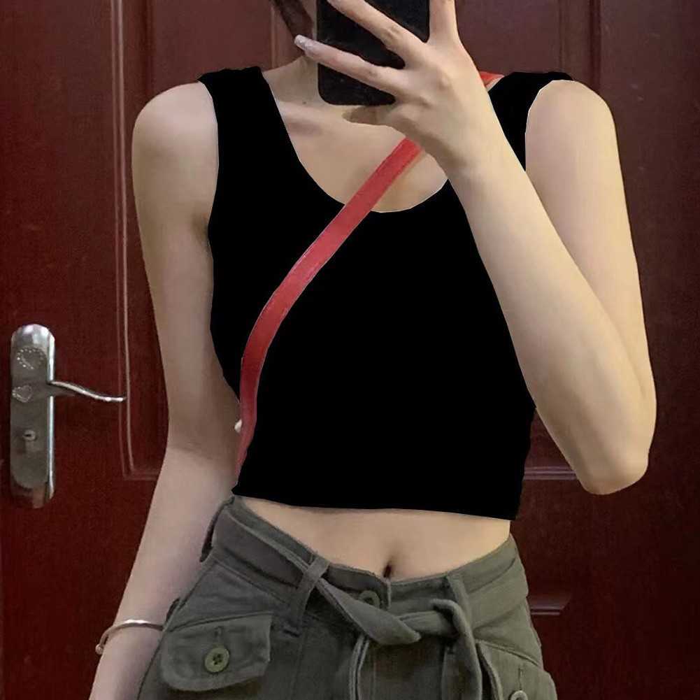 Summer Fashion for Women Slim Solid Sleeveless Tank Tops for Casual Occasions - Picture 10 of 20