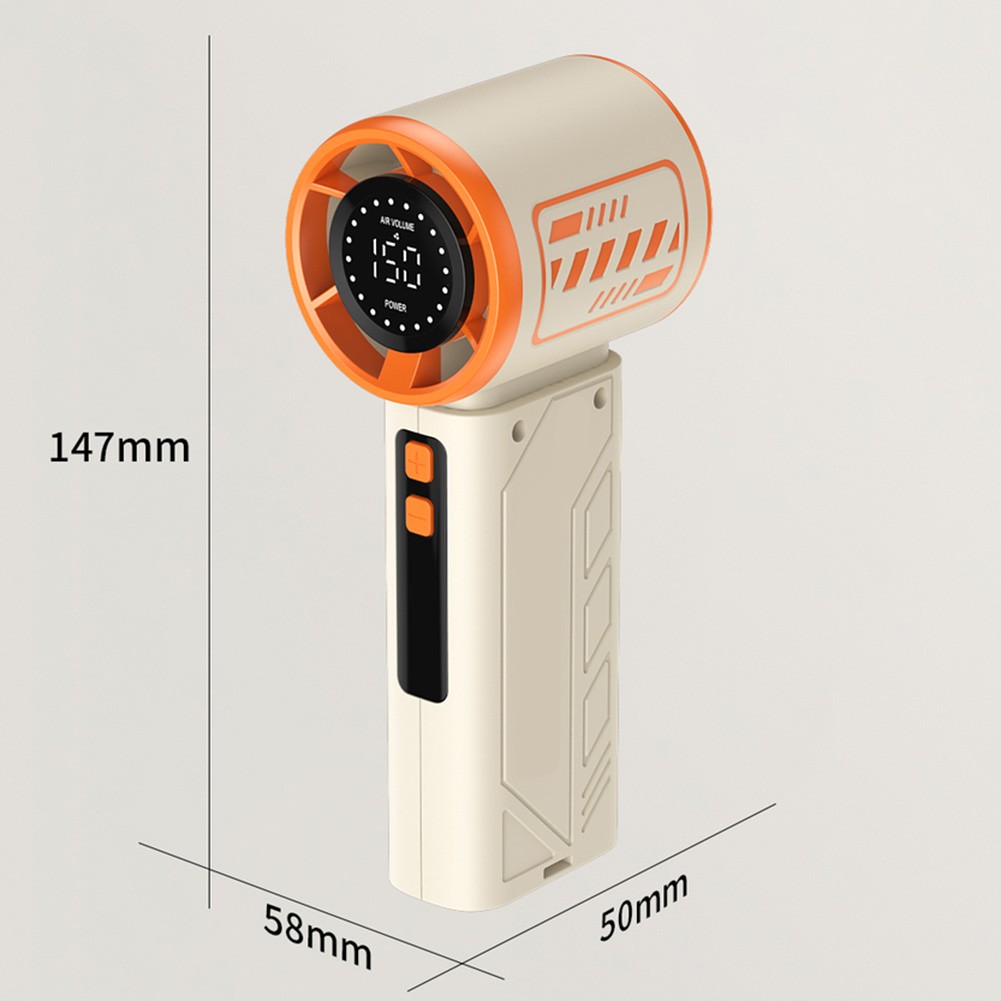 Ręczny wentylator turbo 3600mAh akumulator do aktywności na świeżym powietrzu - Zdjęcie 10 z 15