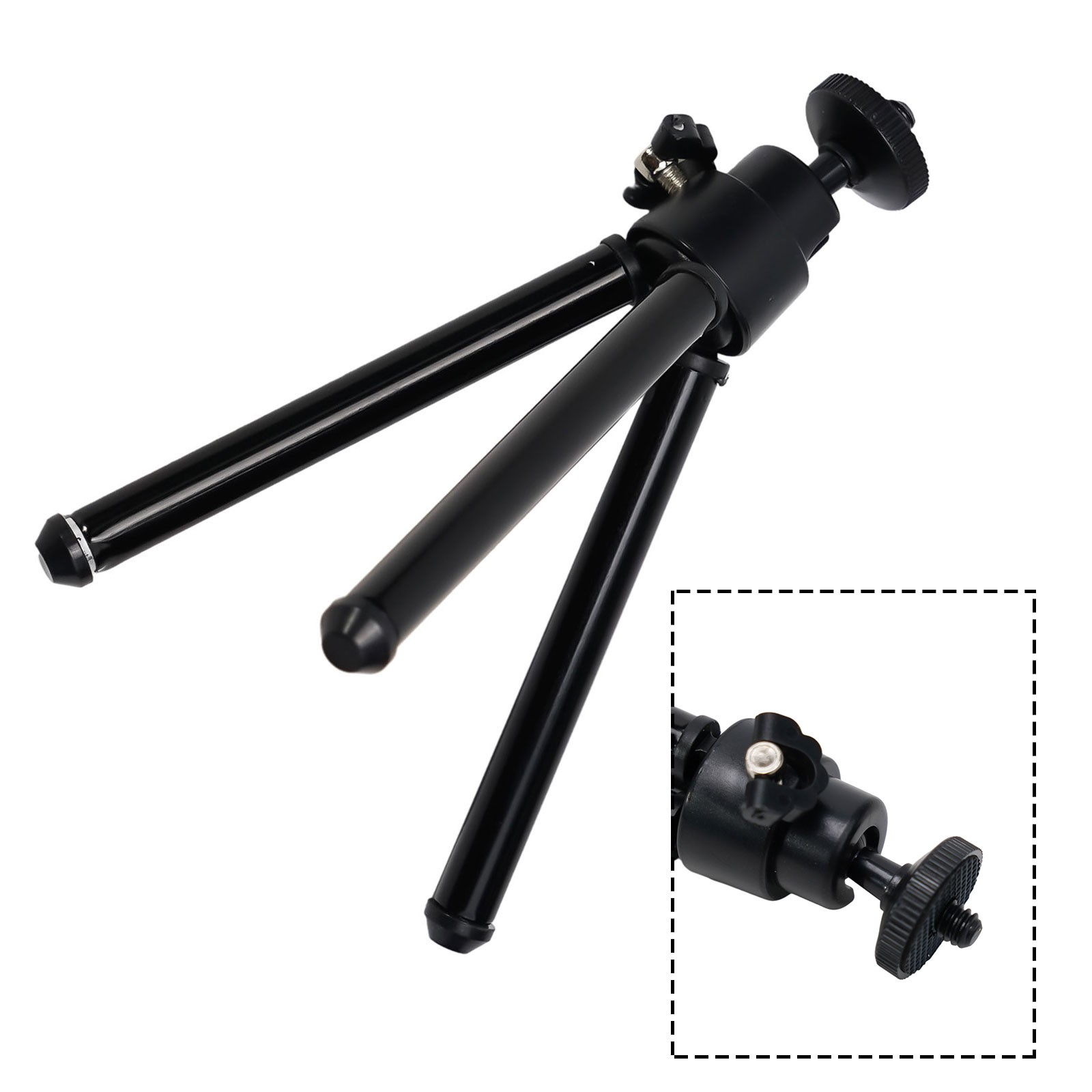 Mini Tripod Stand Lightweight Adjustable Ideal for Projectors and Cameras - Picture 35 of 35