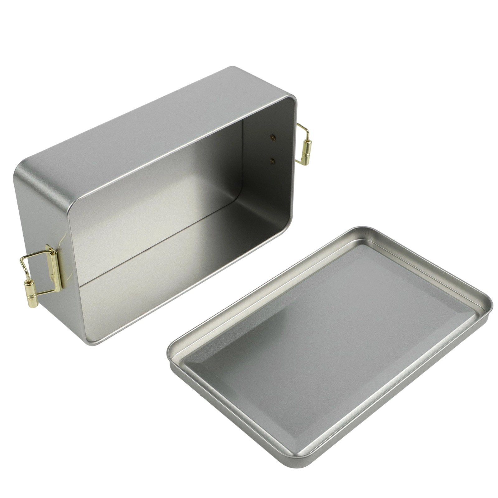 Einfache Aufbewahrung Weißblech Box Teebehälter Metall Vorratsdosen Flexibles - Bild 43 von 48
