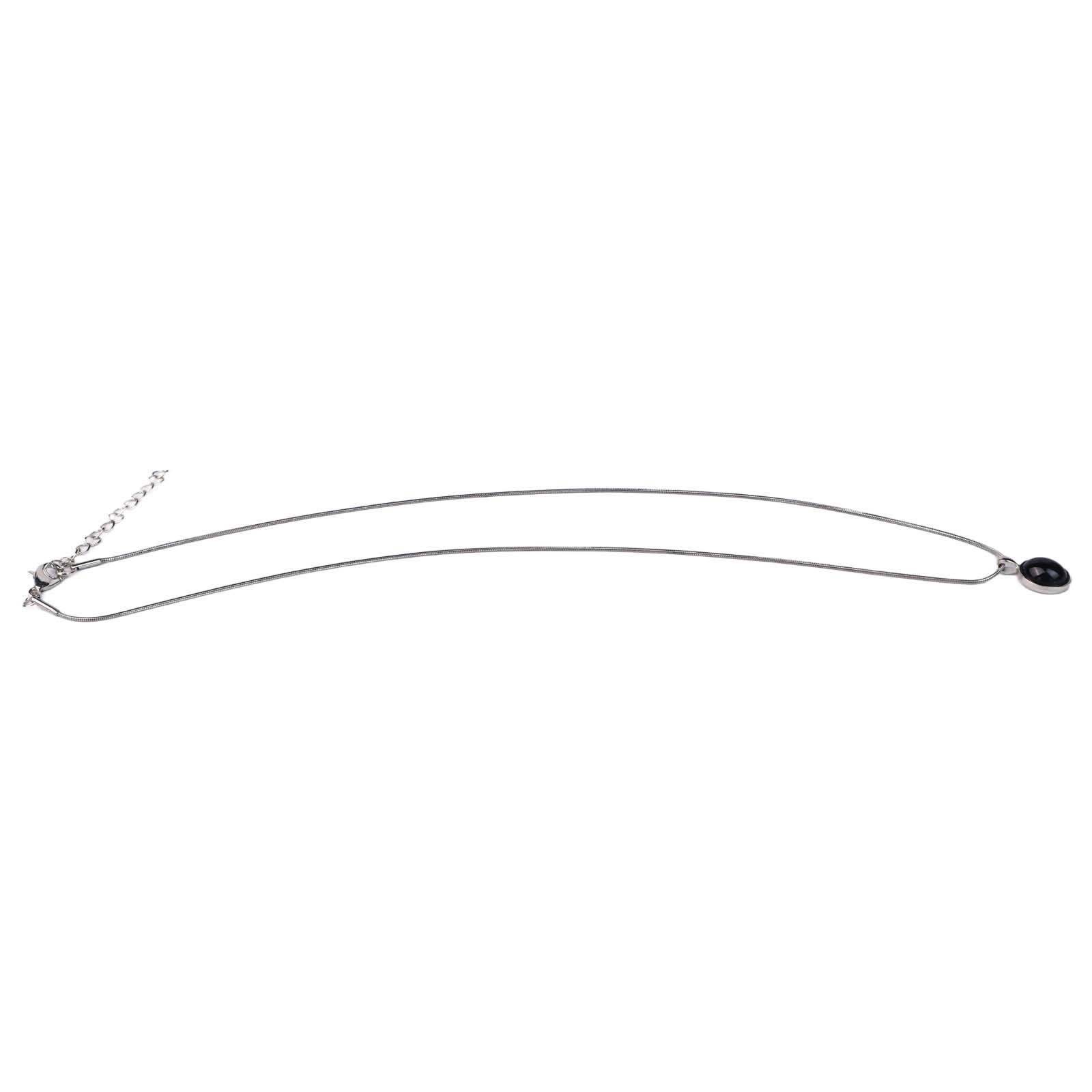Chic Moonstone Clavicle Necklace Unique and Compact Design for Effortless Style - Picture 21 of 37