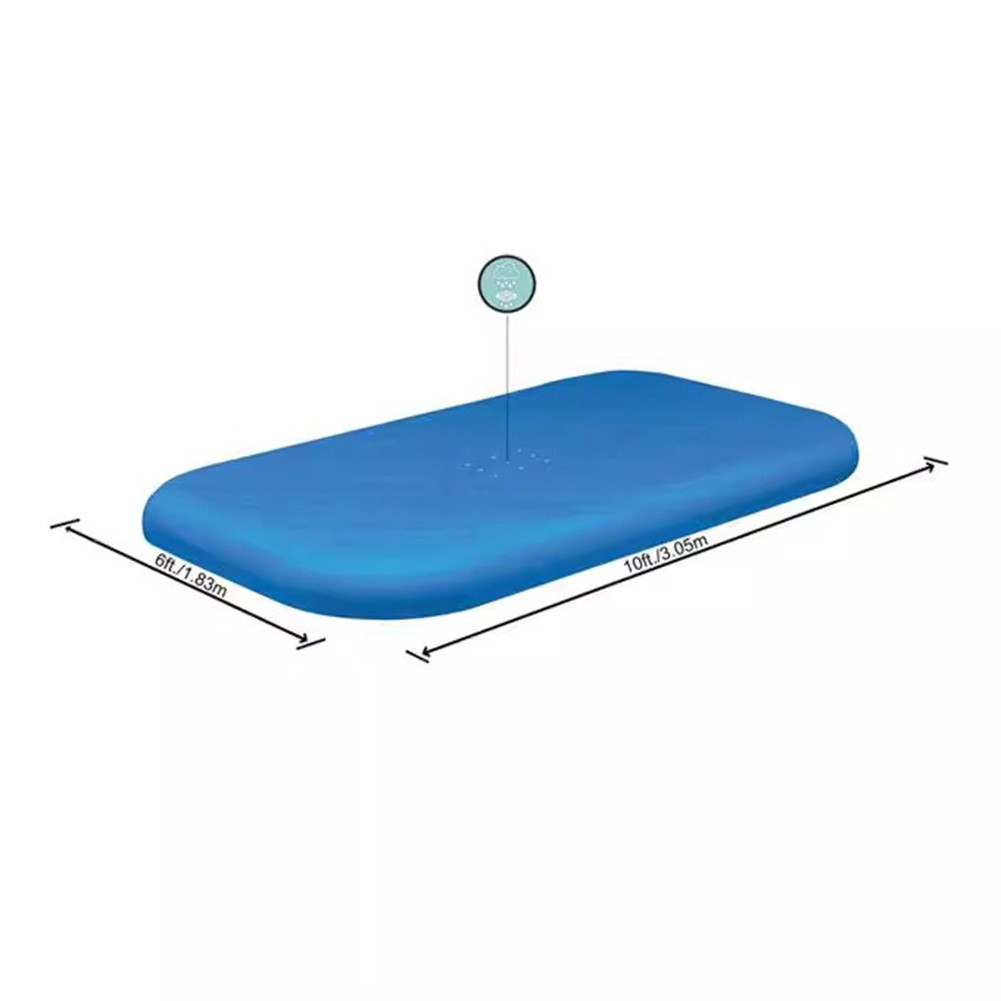 Cubierta de piscina con forma rectangular con construcción de alta resistencia y protector UV - Imagen 12 de 15